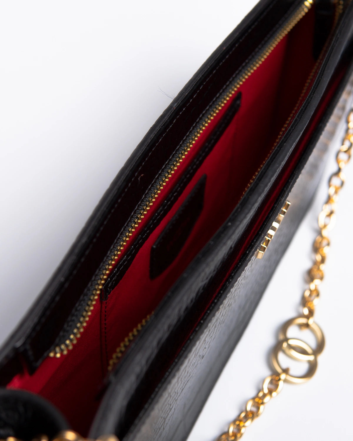 Bolsa Média Margô Couro Preto WOOW