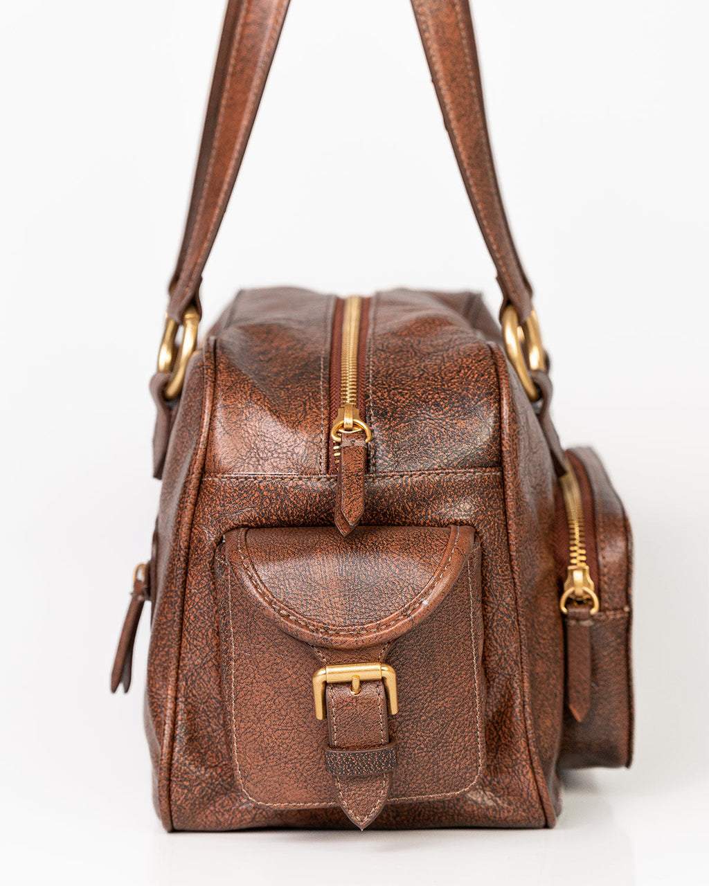 Bolsa Atena em Couro Camel WOOW