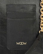 Porta Celular Jade Couro Preto WOOW
