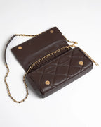 Bolsa Média Serena Couro Café WOOW