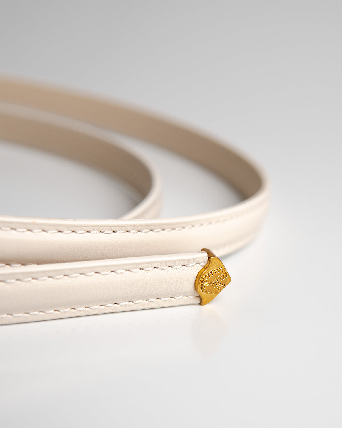 Cinto Vitoria Couro Off White WOOW