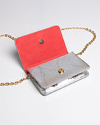 Bolsa Pequena Aura Couro Silver WOOW