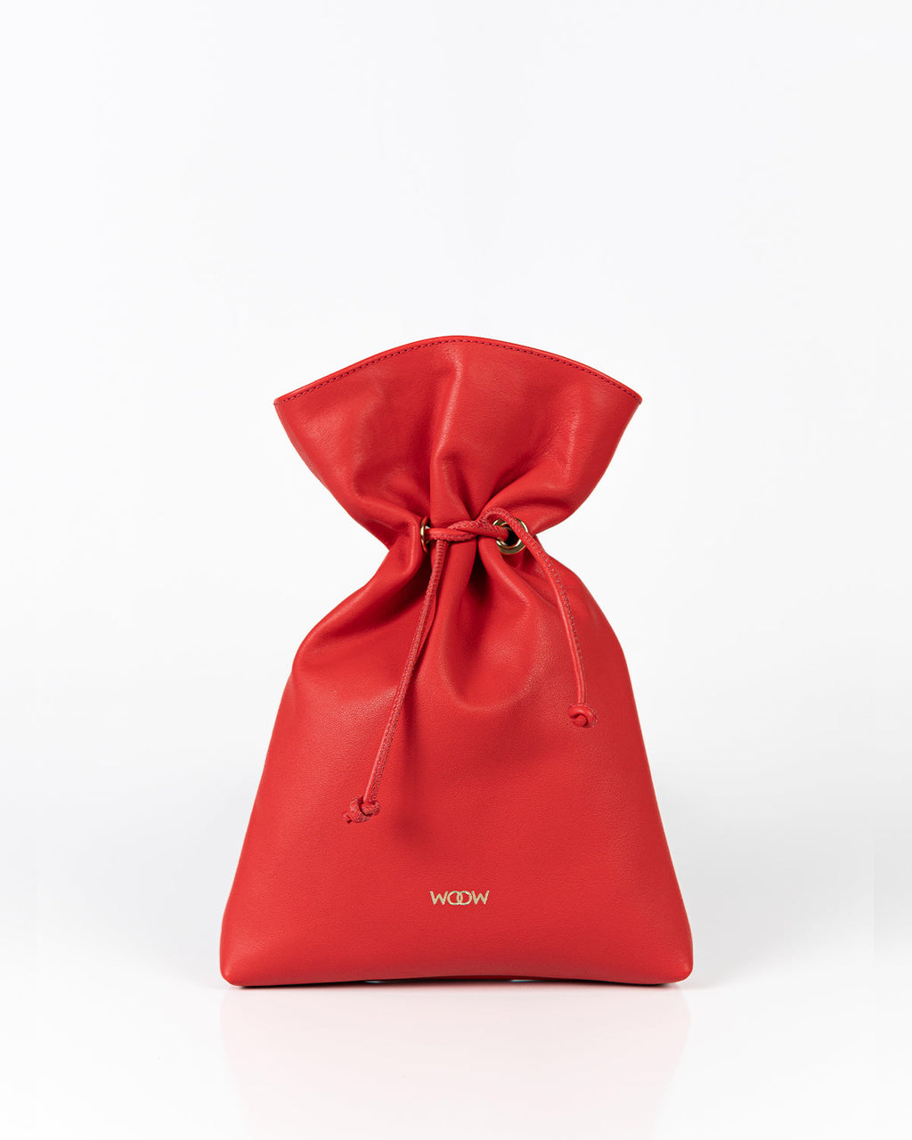 Bolsa Média Rafa Couro Vermelho WOOW
