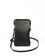 Porta Celular Clara em Couro Preto WOOW