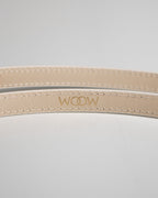 Cinto Vitoria Couro Off White WOOW