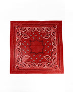 Lenço Voal Paisley Vermelho WOOW
