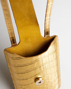 Porta Celular Luiza Couro Gold WOOW