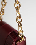 Bolsa Pequena Laila Couro Bordo WOOW
