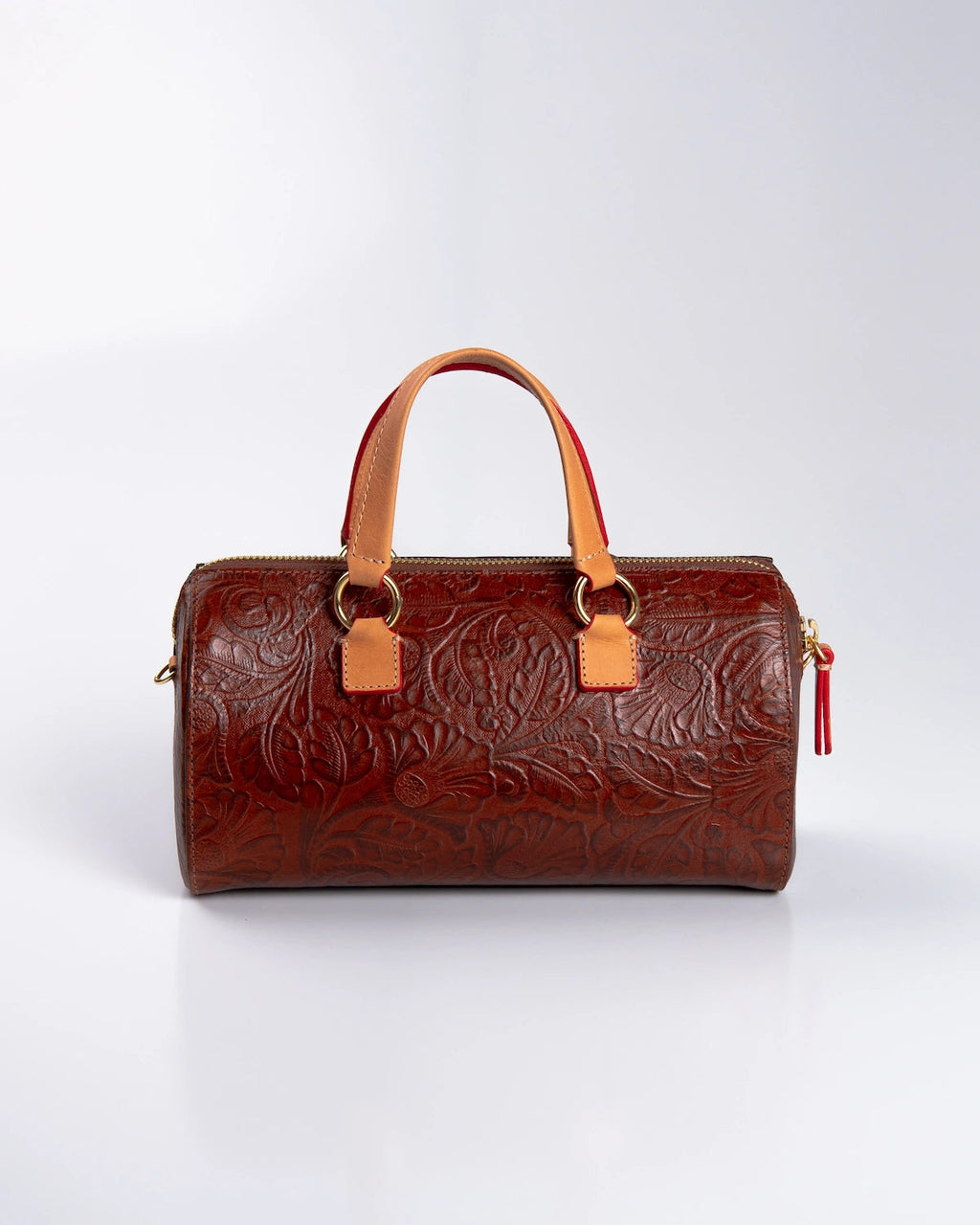 Bolsa Média Flora Couro Ambar WOOW