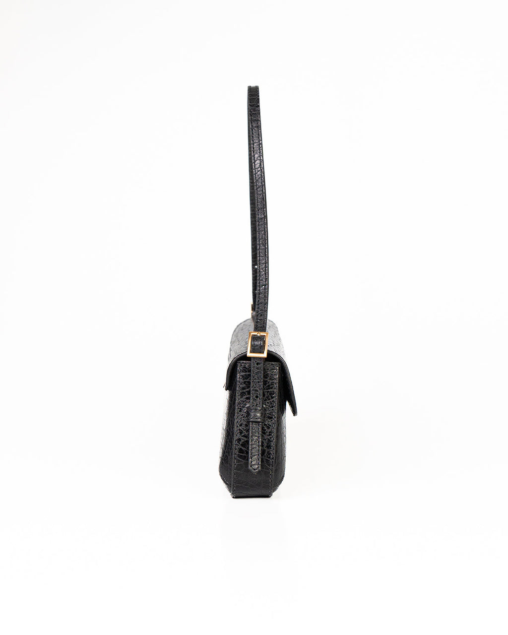 Bolsa Média Giovana Couro Preto WOOW