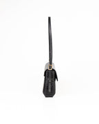 Bolsa Média Giovana Couro Preto WOOW