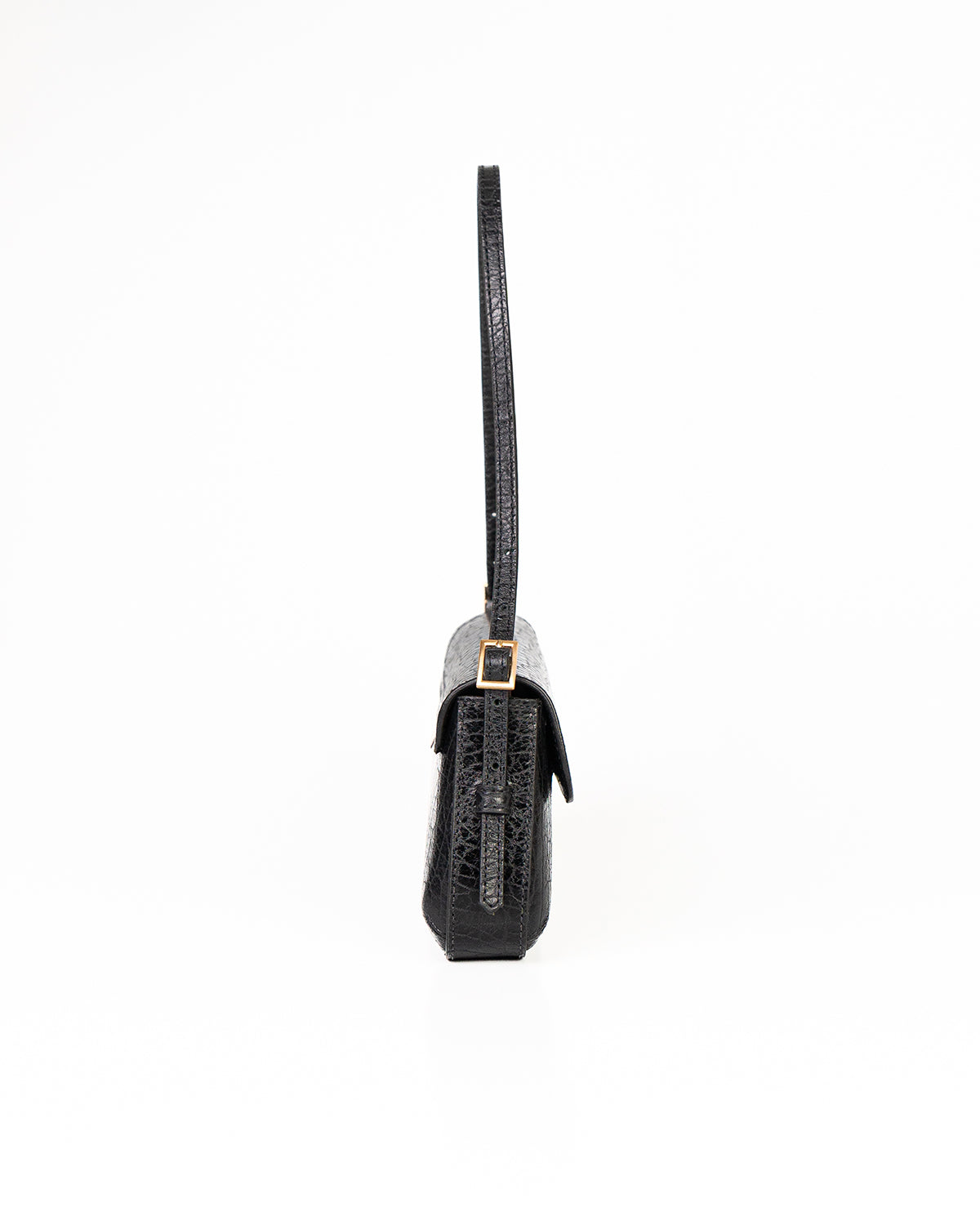 Bolsa Média Giovana Couro Preto WOOW