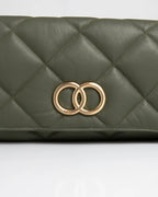 Bolsa Média Serena Couro Verde WOOW