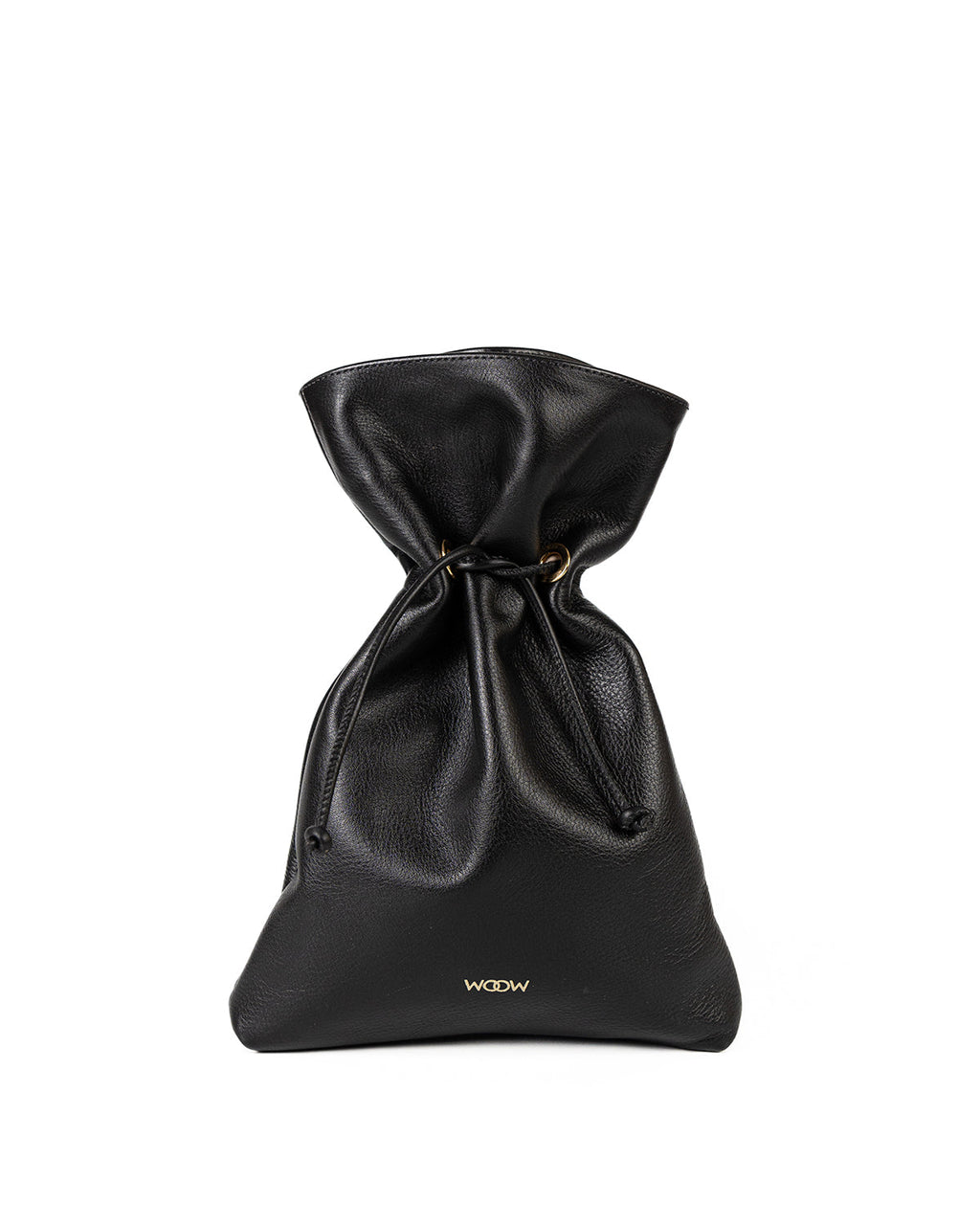 Bolsa Média Rafa Couro Preto WOOW