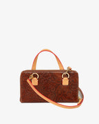Porta Celular Sara Couro Textura Floral Ambar WOOW