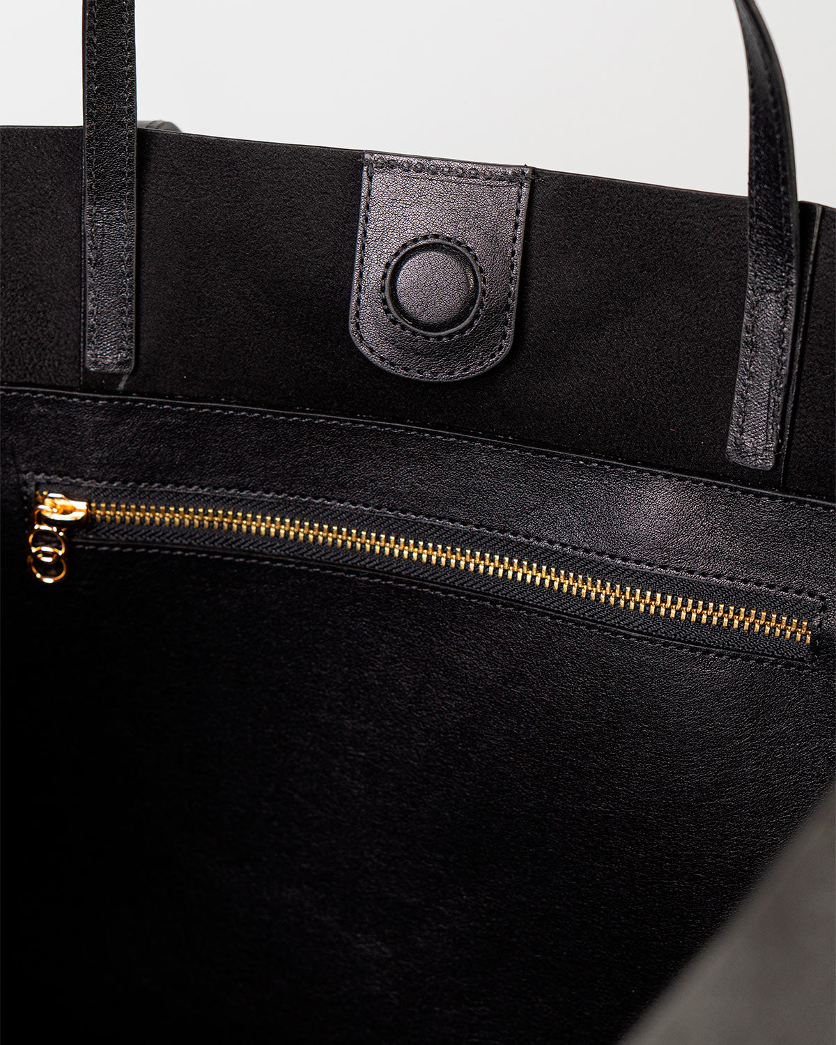 Bolsa Tote Grande Milano Couro Preta WOOW