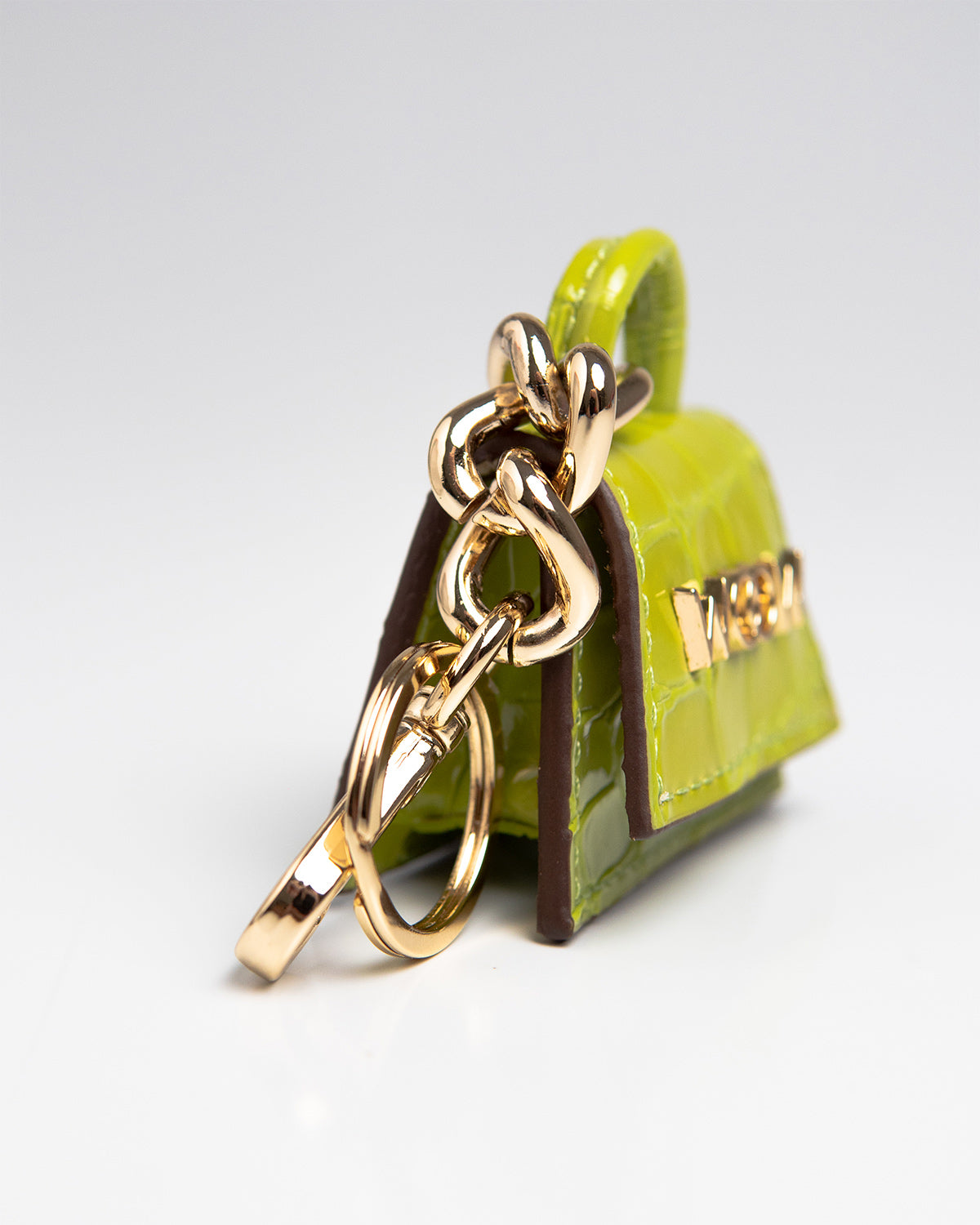 Chaveiro Mini Paty Verde Folha WOOW