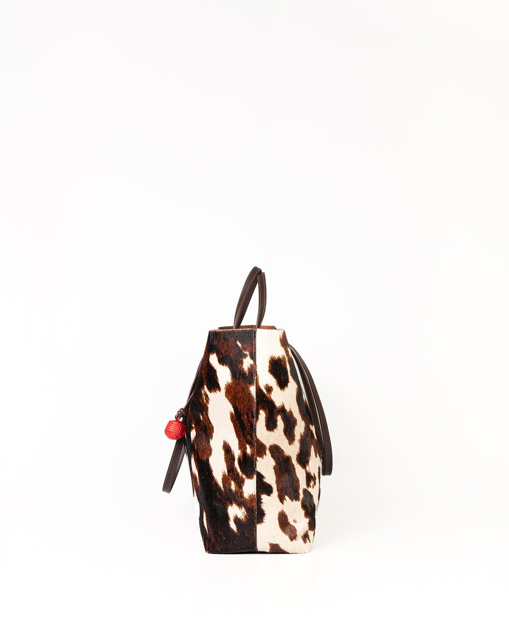 Bolsa Tote Grande Verona Couro Pelo Animal Print WOOW