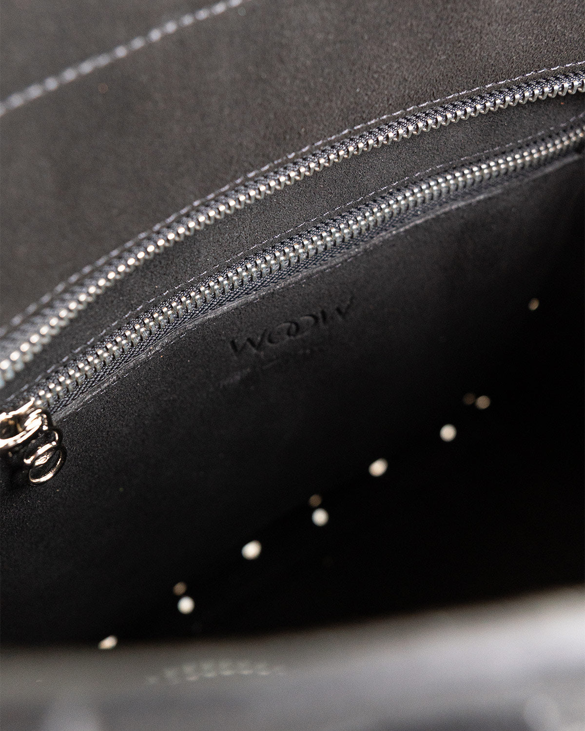 Bolsa Tote Vertical Giulia Couro Camurça Preto WOOW