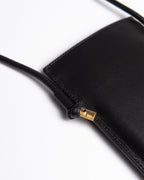 Porta Celular Marina Couro Preto WOOW