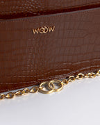 Bolsa Média Margô Couro Ambar WOOW