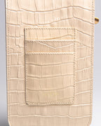 Porta Celular Luna Couro Off White WOOW