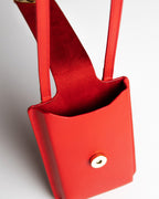 Porta Celular Luiza Couro Vermelho WOOW
