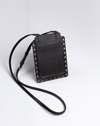 Porta Celular Ina Couro Preto WOOW