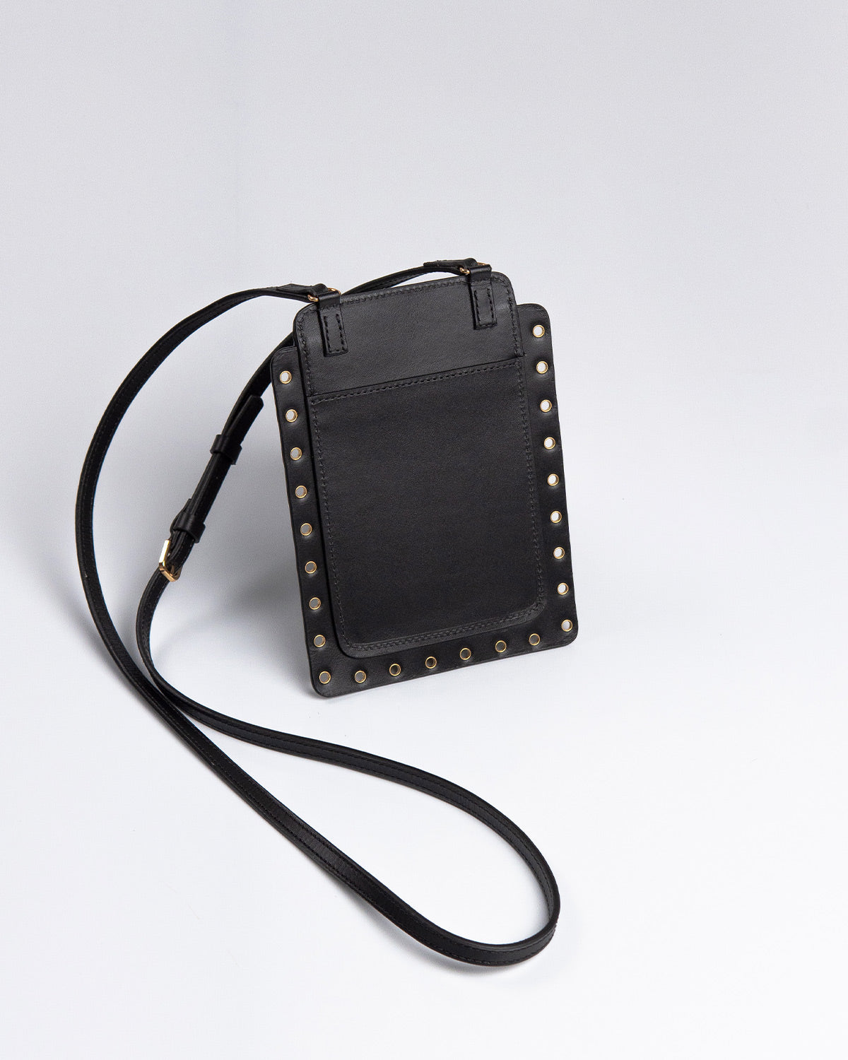 Porta Celular Ina Couro Preto WOOW
