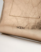 Bolsa Pequena Aya Couro Gold WOOW