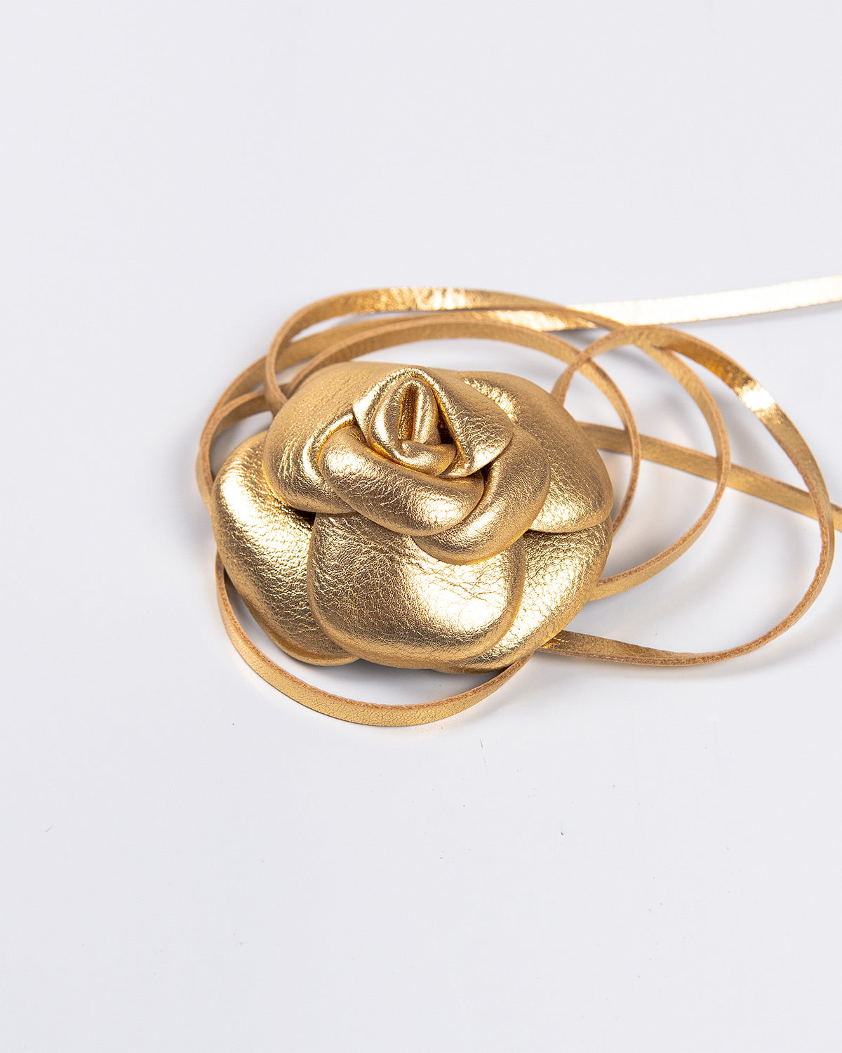 Flor Confidence Couro Gold WOOW