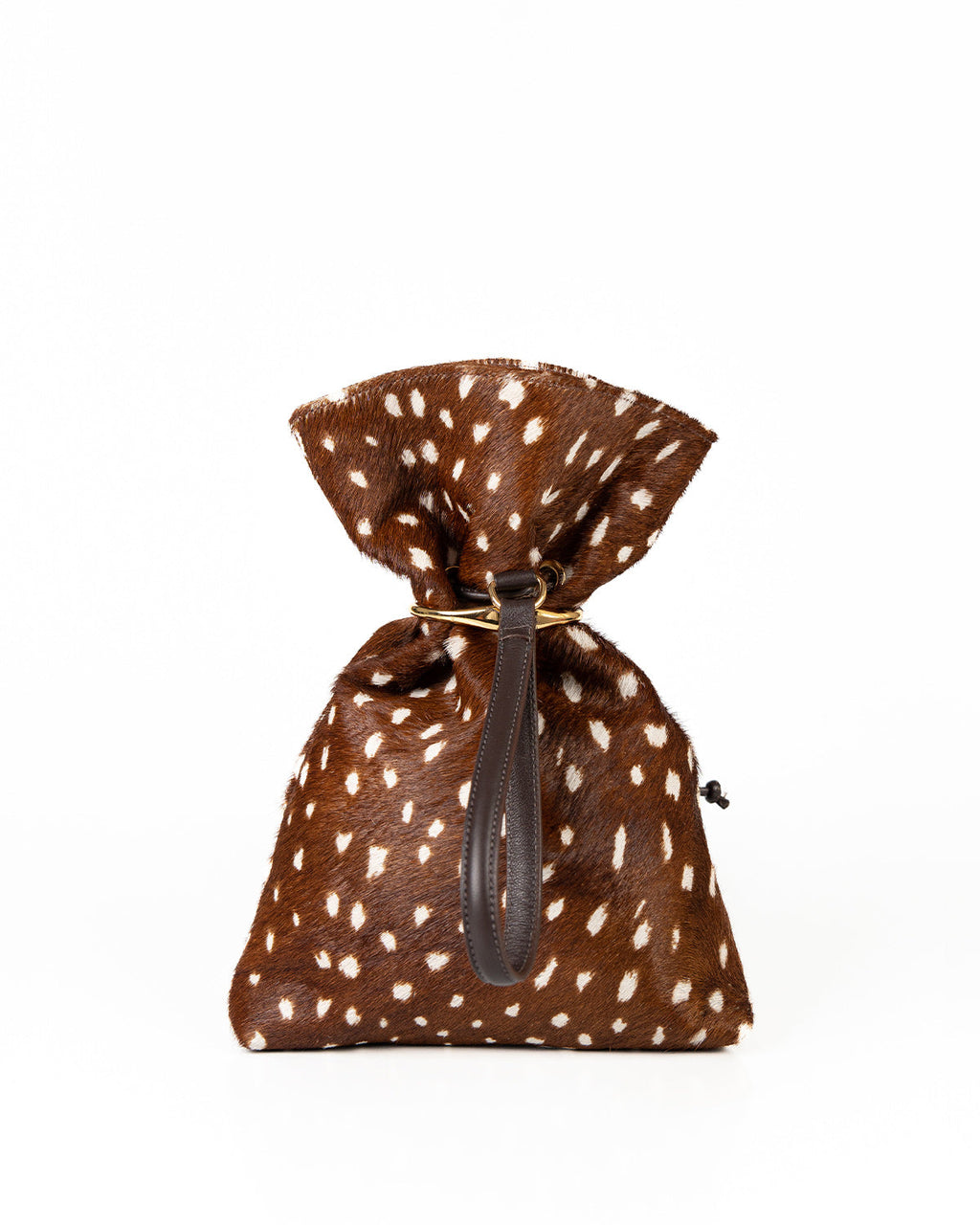 Bolsa Média Rafaela Couro Bambi Com Bracelete WOOW