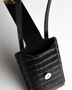 Porta Celular Luiza Couro Preto WOOW