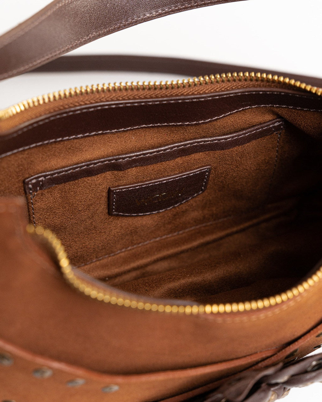 Bolsa Western Denver em Couro Camel com Franjas WOOW