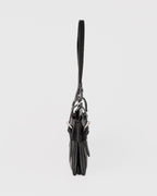 Bolsa Média Selene em Couro Preto WOOW