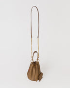 Bolsa Bucket Livia em Couro Oliva WOOW