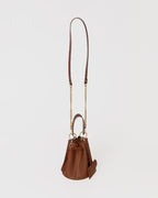 Bolsa Bucket Livia em Couro Tan WOOW