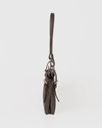 Bolsa Média Selene em Couro Grey WOOW