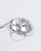 Flor Confidence Couro Silver WOOW