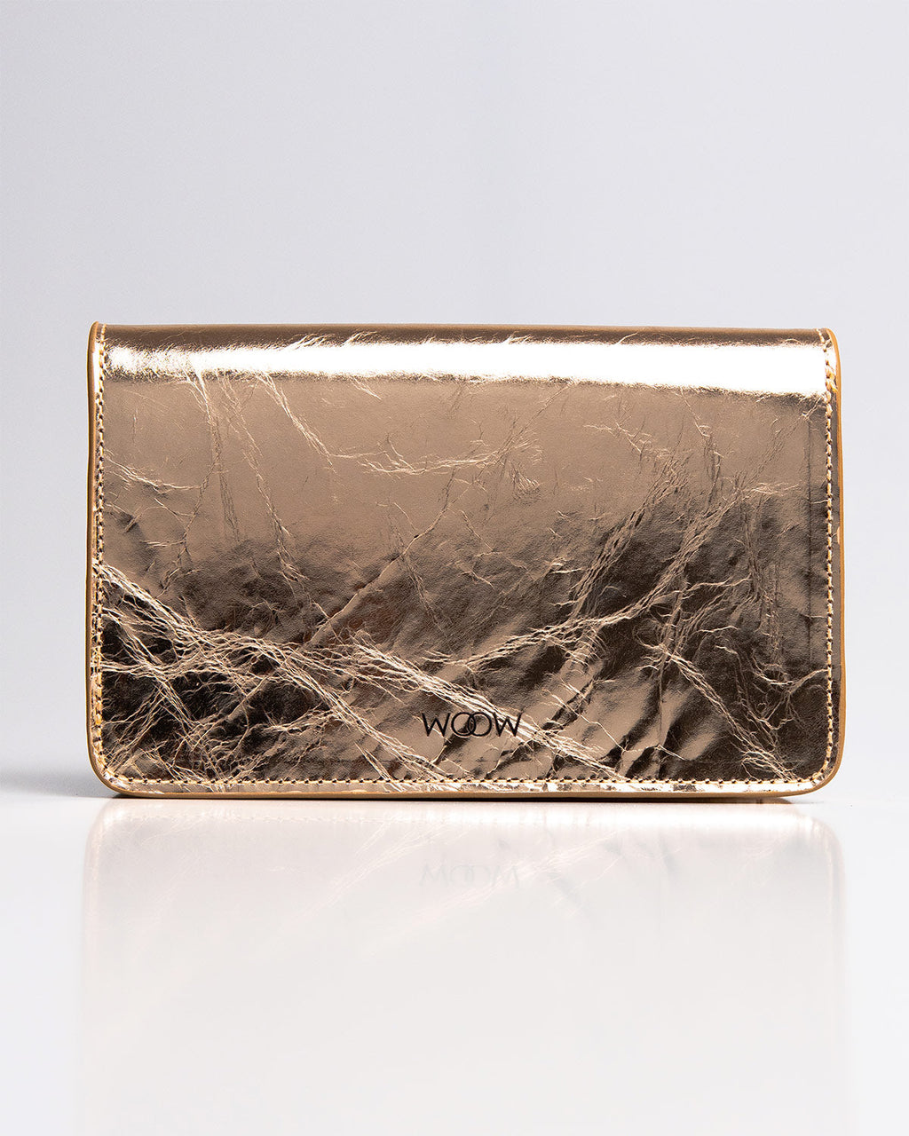 Bolsa Pequena Aura Couro Gold WOOW