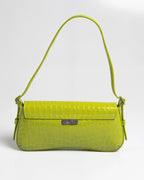Bolsa Média Giovana Couro Verde WOOW
