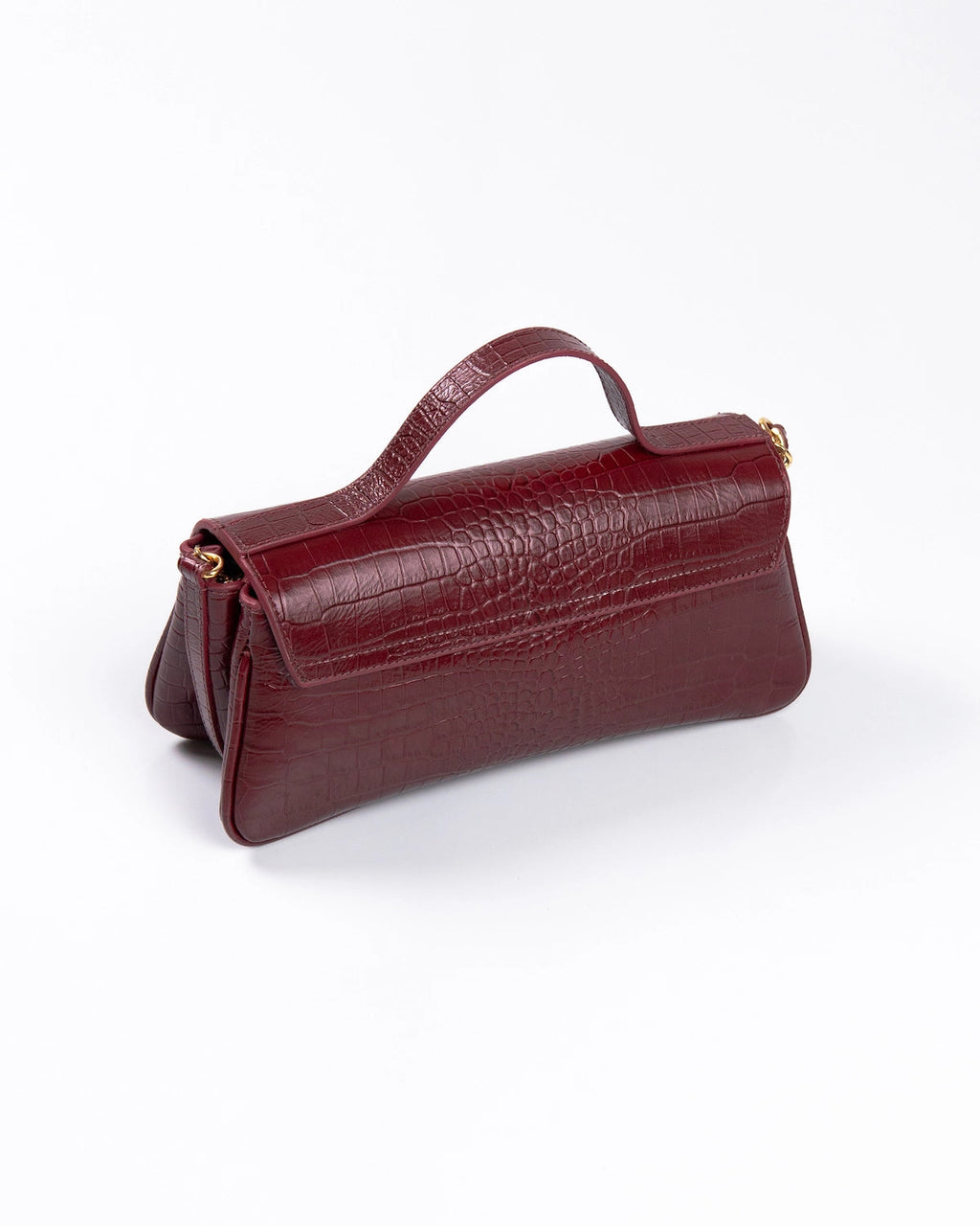 Bolsa Média Charlote Couro Bordô WOOW