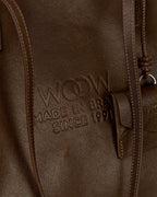 Bolsa Tote Grande Milano Couro Marrom Desert WOOW
