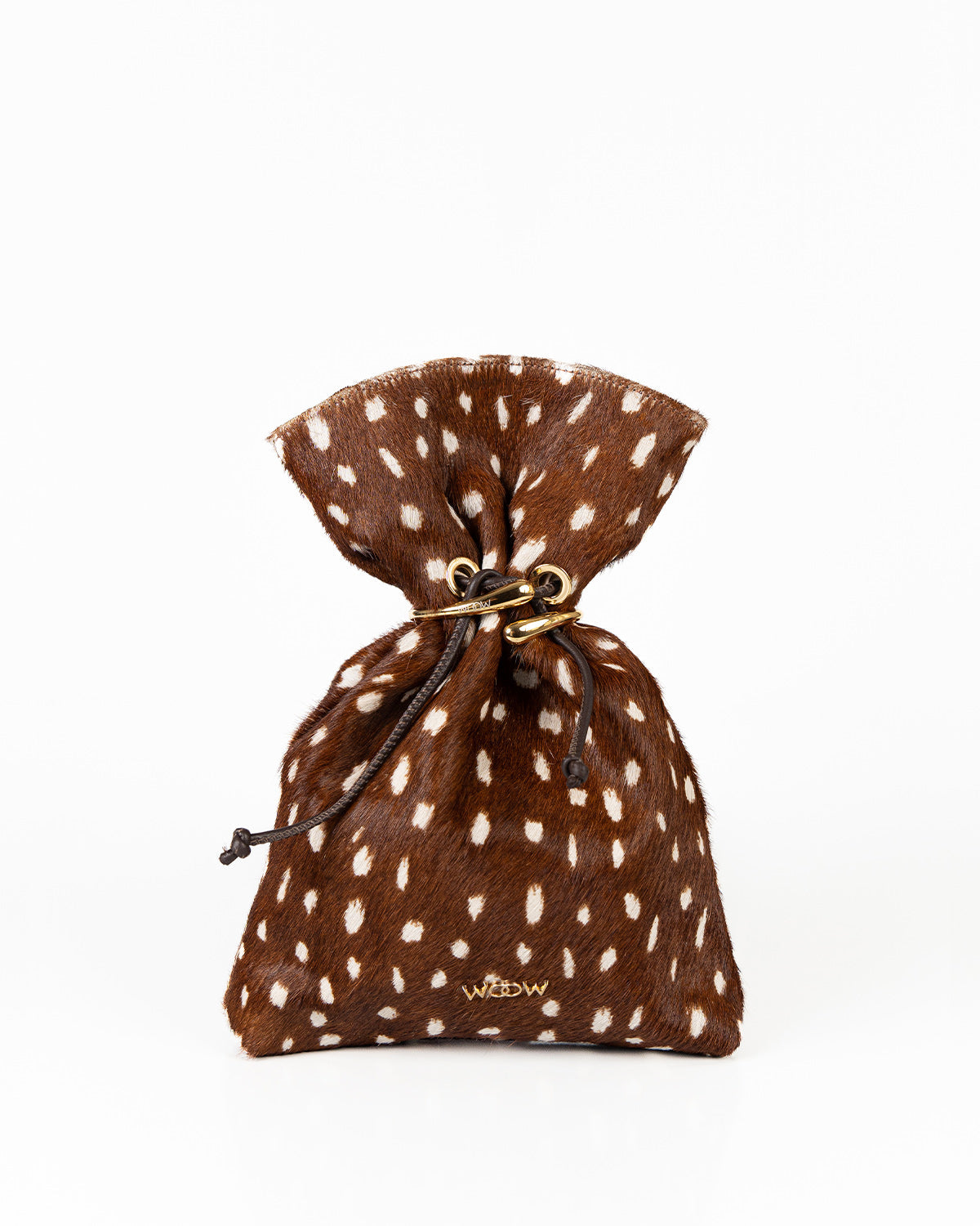 Bolsa Média Rafaela Couro Bambi Com Bracelete WOOW
