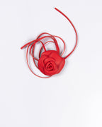 Flor Confidence Couro Vermelho WOOW