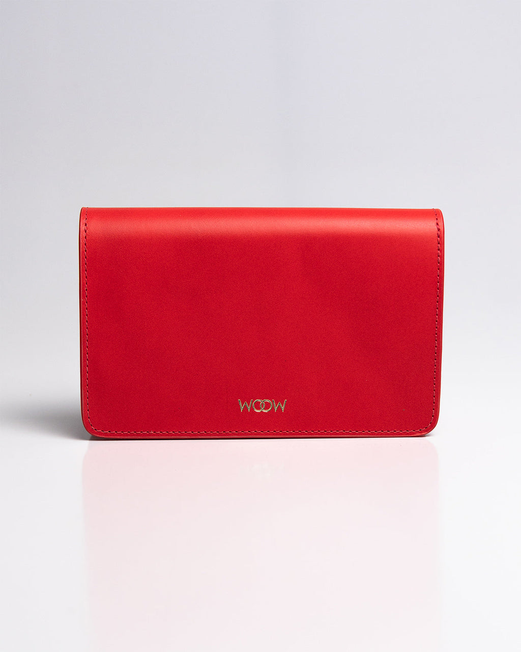 Bolsa Pequena Aura Couro Vermelho WOOW