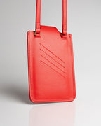Porta Celular Luiza Couro Vermelho WOOW