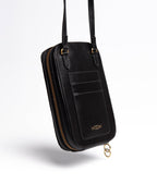 Porta Celular Stella Couro Preto WOOW