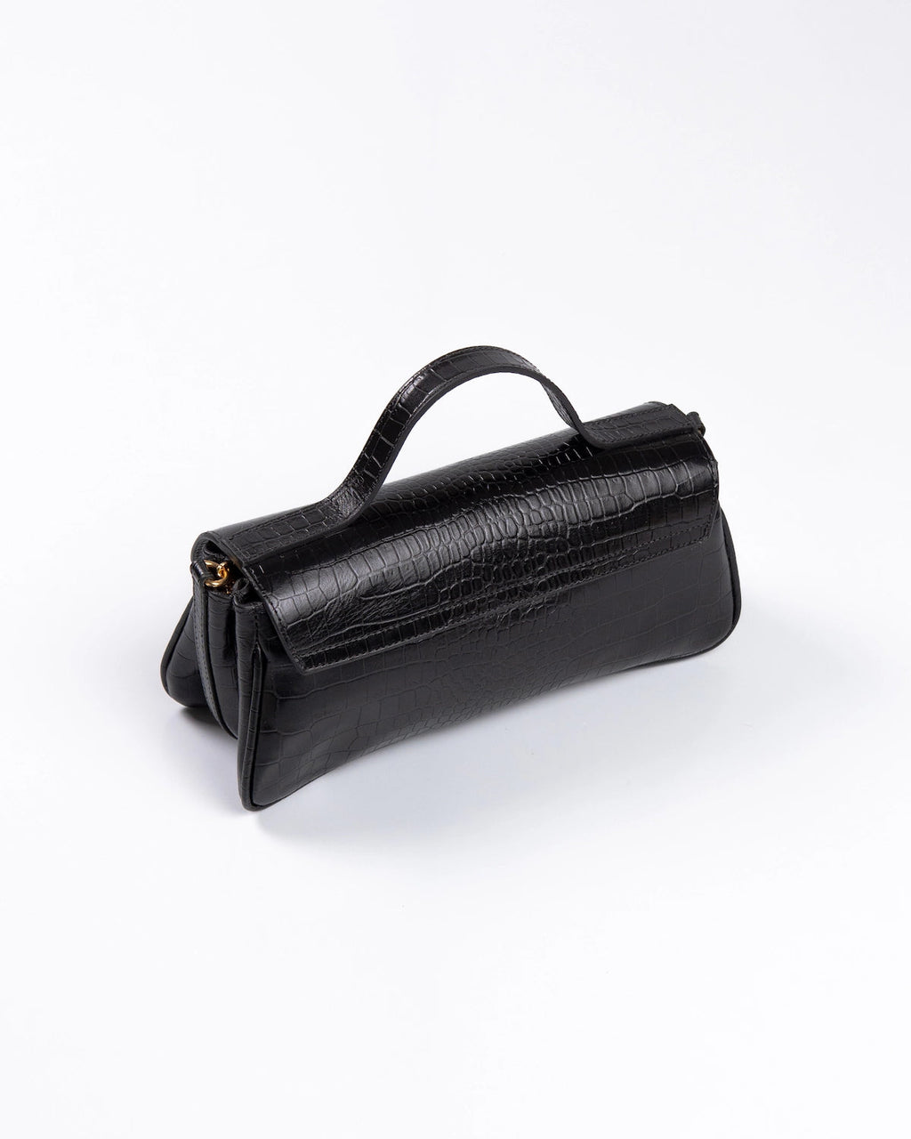 Bolsa Média Charlote Couro Preto WOOW