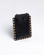 Porta Celular Ina Couro Preto WOOW
